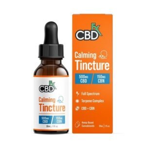 CBDfx, CBD + CBN Oil Calming Tincture, Full Spectrum, 1fl oz, 150mg CBN + 500mg CBD