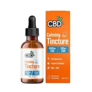 CBDfx, CBD + CBN Oil Calming Tincture, Full Spectrum, 2fl oz, 300mg CBN + 4000mg CBD