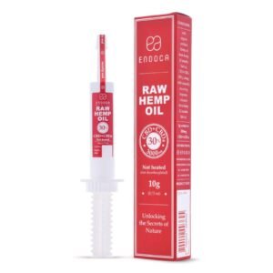 Endoca, Raw Hemp Oil Extract 30%, Full Spectrum, 0.33oz, 3000mg CBD+CBDa