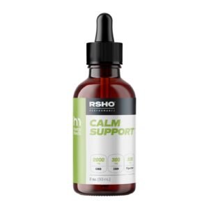 HempMeds, RSHO Calm Support CBD+CBN Oil, Isolate THC-Free, 2fl oz, 300mg CBN + 2000mg CBD