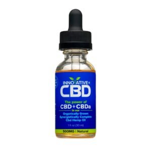 Innovative CBD, Professional CBD+CBDA Oil, Natural, Full Spectrum, 1fl oz, 500mg CBD