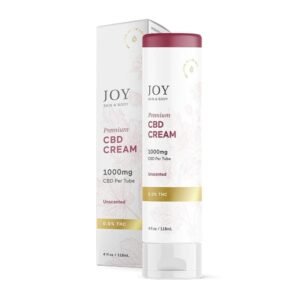 Joy Organics, CBD Cream, Unscented, Broad Spectrum THC-Free, 4fl oz, 1000mg CBD