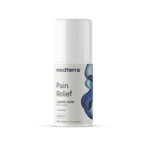 Medterra, Pain Relief CBD Roll On, Isolate THC-Free, 2fl oz, 1000mg CBD