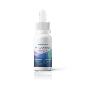 Pure Spectrum, Entourage CBD and CBN Oil, Tranquil, Broad Spectrum THC-Free, 1fl oz, 500mg CBD and 150mg CBN